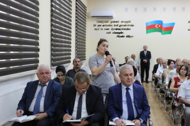 Nizami Rayon İcra Hakimiyyətinin başçısı Coşqun Cəbrayılov növbəti səyyar qəbul keçirib - 19.08.2026