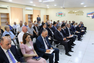 Nizami Rayon İcra Hakimiyyətinin başçısı Coşqun Cəbrayılov rayon sakinləri ilə növbəti səyyar qəbul keçirib - 22.07.2026