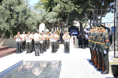 Birinci Qarabağ müharibəsində şəhid olmuş hərbi qulluqçu Abbasov Məhərrəm Abbas oğlunun dəfn mərasimi - 23.08.2023