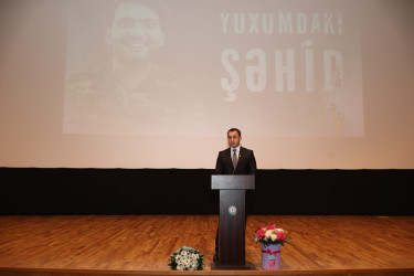 Vətən müharibəsi şəhidi Cavid Həsənova həsr olunmuş "Yuxumdakı Şəhid" sənədli filminin təqdimatı  - 19.10.2023