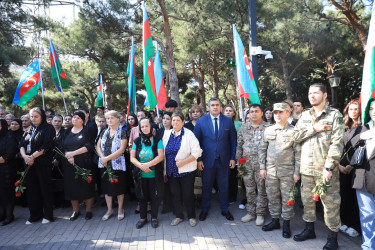 Nizami rayonunda 27 sentyabr Anım Günü münasibətilə tədbir - 27.09.2023