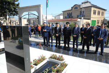 27 sentyabr Anım Günündə Keşlə Şəhidlər Xiyabanında və II Fəxri Xiyabanda şəhidlərin məzarlarının ziyarəti - 27.09.2023