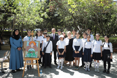 “Yaşıl dünya naminə həmrəylik ili” çərçivəsində rəsm müsabiqəsi  - 07.06.2024