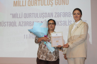 15 iyun – Milli Qurtuluş Günü münasibətilə “Milli Qurtuluşdan Zəfərə: müstəqil Azərbaycanın yüksəliş yolu” mövzusunda tədbir - 11.06.2026