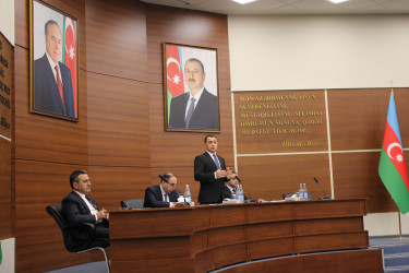Nizami rayonunda 2025-2026-cı illərin qış mövsümünə hazırlıq və qarşıda duran vəzifələrlə bağlı müşavirə keçirilib - 14.11.2025