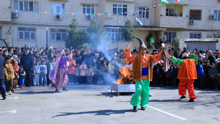 Abad məhəllədə Novruz bayramı qeyd edilib - 13.03.2025 - B.Nuriyev küçəsi, 46a