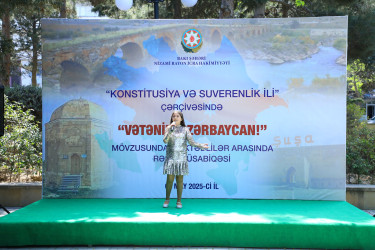 “Konstitusiya və Suverenlik İli” çərçivəsində rəsm müsabiqəsi  - 07.05.2025