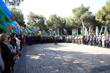 Nizami rayonunda 27 sentyabr Anım Günü münasibətilə tədbir - 27.09.2023