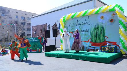 Abad məhəllədə Novruz bayramı qeyd edilib - 13.03.2025 - B.Nuriyev küçəsi, 46a