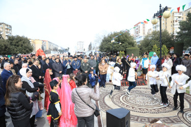 Novruz bayramı Nizami rayonunda təntənəli şəkildə qeyd olunub - 18.03.2024