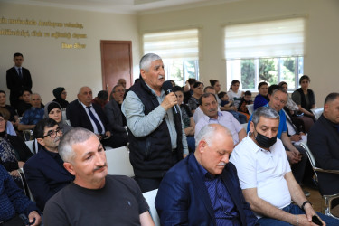 Nizami Rayon İcra Hakimiyyətinin başçısı tərəfindən may ayında keçirilən səyyar qəbullar
