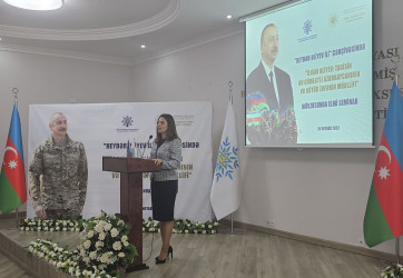 “İlham Əliyev: Tarixin ən qüdrətli Azərbaycanının və böyük zəfərin müəllifi” mövzusunda elmi seminar  - 24.11.2023