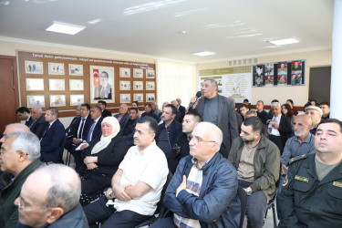 Nizami rayonunda sakinlərlə növbəti səyyar görüşlər keçirilib - aprel 2024