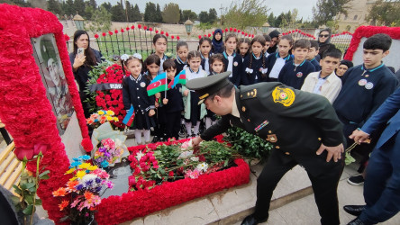 Vətən müharibəsi şəhidi Zəbiyulla Məmmədovun məzarı ziyarət edilib - 04.11.2023