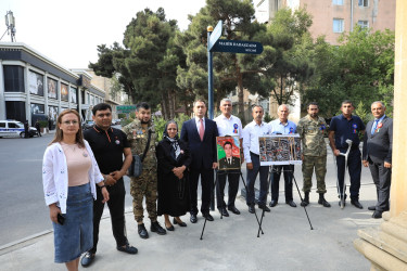 Vətən müharibəsi şəhidi Mahir Dadaşzadə adına küçənin açılışı - 25.08.2023