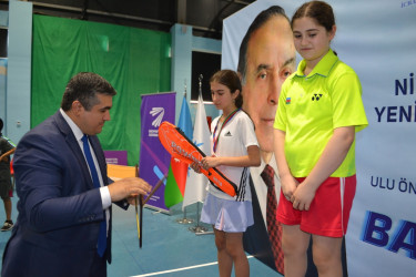 “Heydər Əliyev İli” çərçivəsində Badminton üzrə açıq turnir  - 10.04.2023