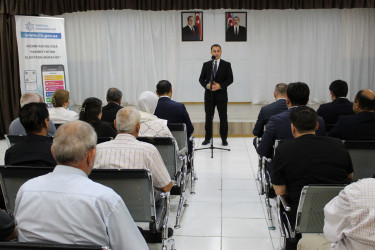 Nizami Rayon İcra Hakimiyyətinin başçısı Coşqun Cəbrayılov rayon sakinləri ilə növbəti səyyar qəbul keçirib - 22.07.2026