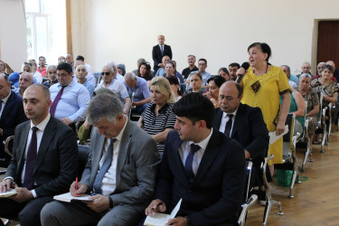 Nizami Rayon İcra Hakimiyyətinin başçısı Coşqun Cəbrayılov sakinlərlə növbəti səyyar qəbul keçirib - 08.07.2026