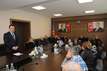 Nizami rayonunda məskunlaşmış Xocalı sakinləri ilə görüş  - 25.02.2025