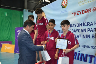 “Heydər Əliyev İli” çərçivəsində Badminton üzrə açıq turnir  - 10.04.2023