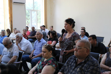 Nizami Rayon İcra Hakimiyyətinin başçısı Coşqun Cəbrayılov sakinlərlə növbəti səyyar qəbul keçirib - 08.07.2026
