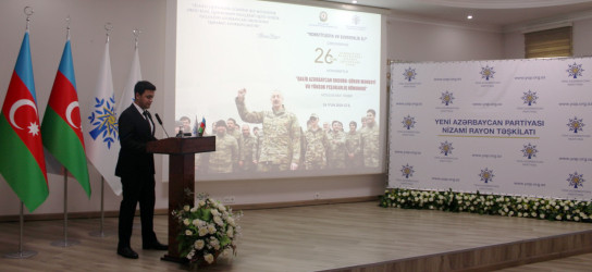 Nizami rayonunda 26 İyun – Azərbaycan Respublikası Silahlı Qüvvələri Günü qeyd edilib - 24.06.2025