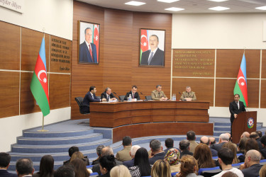 Nizami rayonunda mülki müdafiənin təşkili sahəsində görülən işlərlə bağlı müşavirə - 04.12.2025