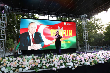 Nizami rayonunda Milli Qurtuluş Gününə həsr olunmuş bayram konserti keçirilib - 12.06.2026