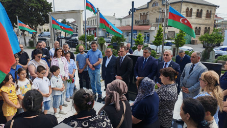 Vətən müharibəsi şəhidi Alı Həsənlinin doğum günündə məzarı ziyarət edilib - 22.06.2026
