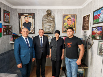 Vətən müharibəsi şəhidləri Teymur Məcidzadənin, Anar Qumaşovun və  Toğrul İsayevin ailələri ziyarət edilib - 25.09.2026