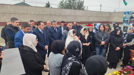 Vətən müharibəsi şəhidi Zəbiyulla Şahin oğlu Məmmədovun məzarı ziyarət edilib - 04.11.2025