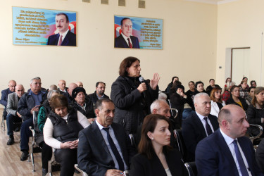 Nizami Rayon İcra Hakimiyyətinin başçısı Coşqun Cəbrayılovun sakinlərlə növbəti səyyar qəbulu keçirilib - 03.04.2026